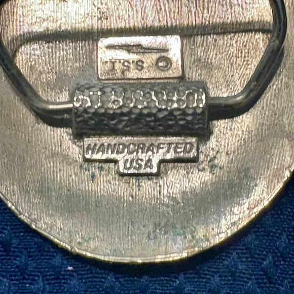 Vintage Silver Metal with Rattlesnake Ornate Belt Buckle - Picture 3 of 3